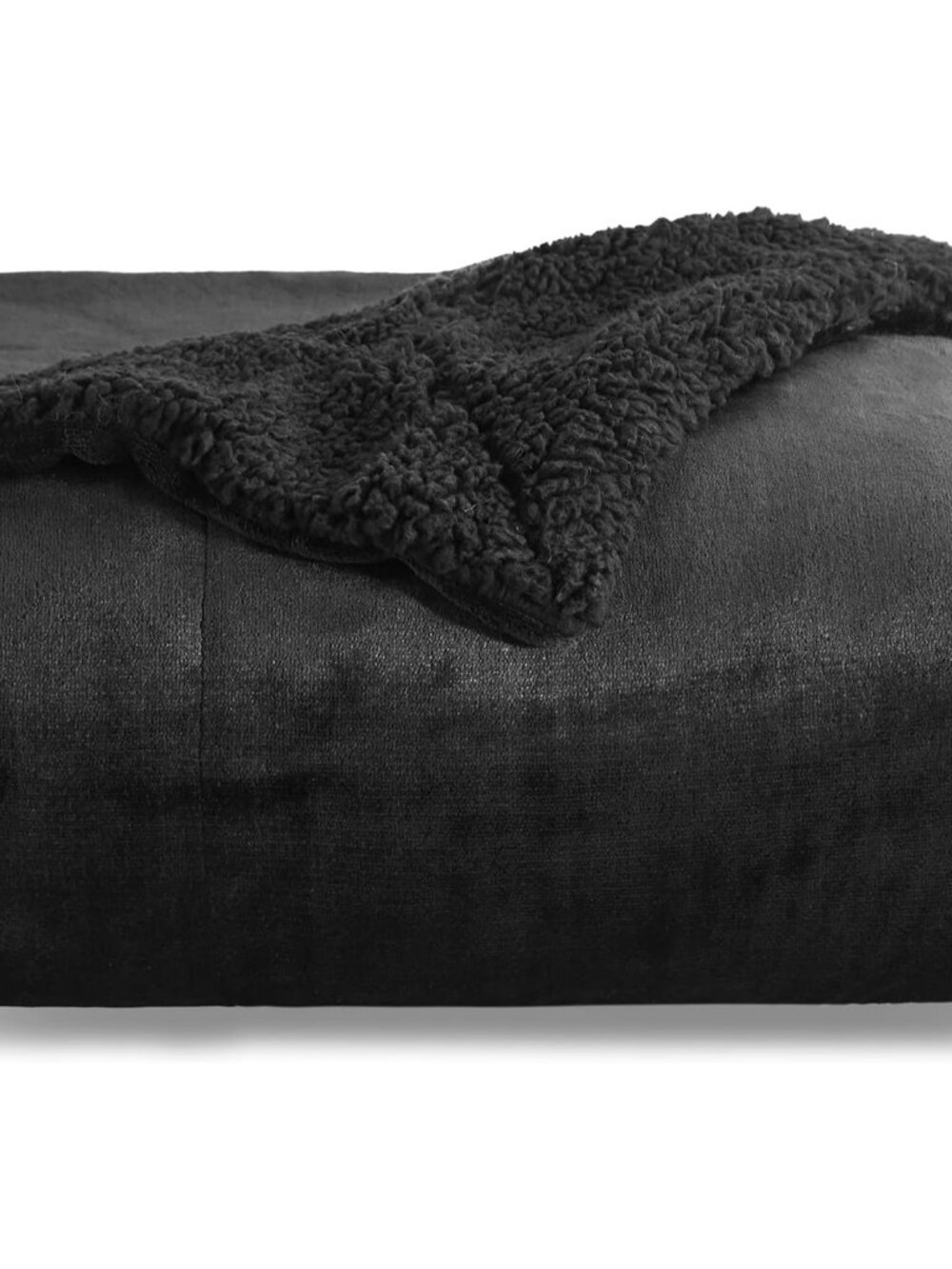 GentleSoft Sherpa Fleece Throw Blanket for Couch, Non-Heated, Thick and Warm Thr